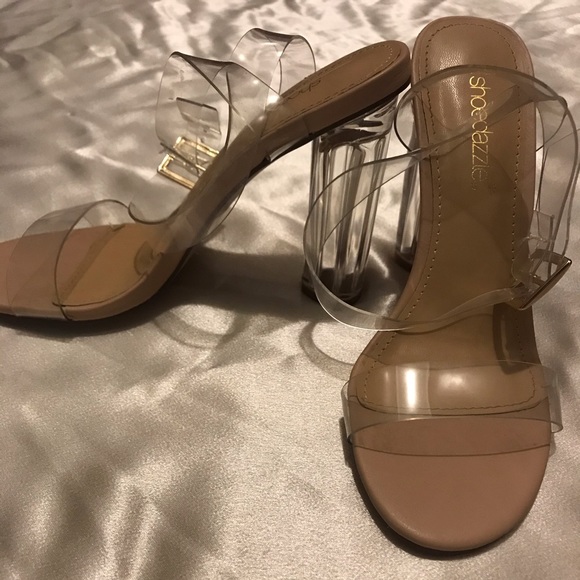 Clear open toe heels - Picture 2 of 5